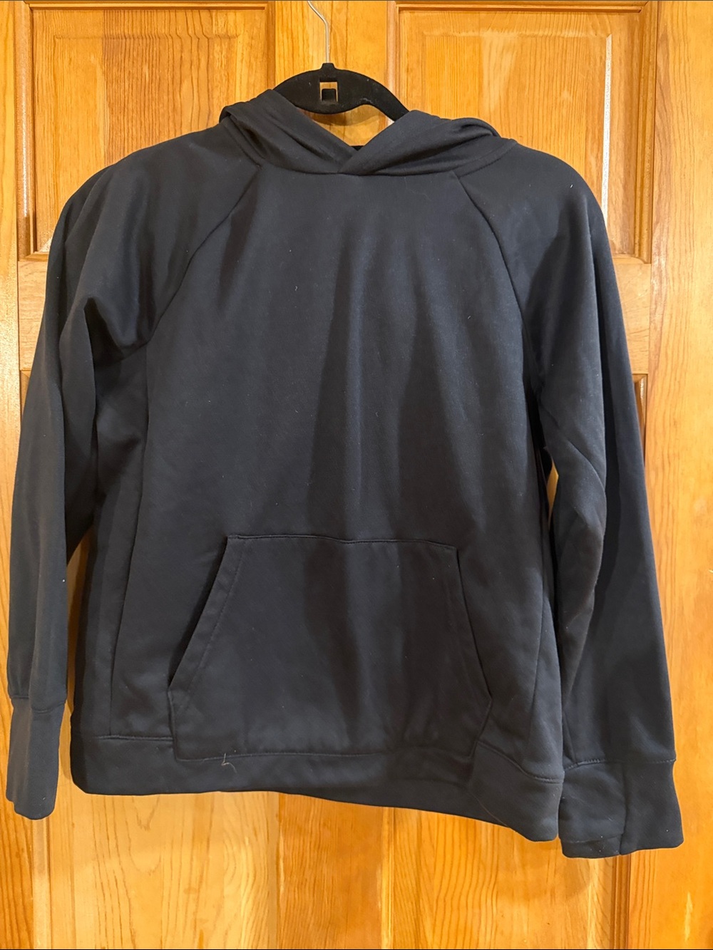 All in motion girls black long sleeve hoodie size large (10-12) .
